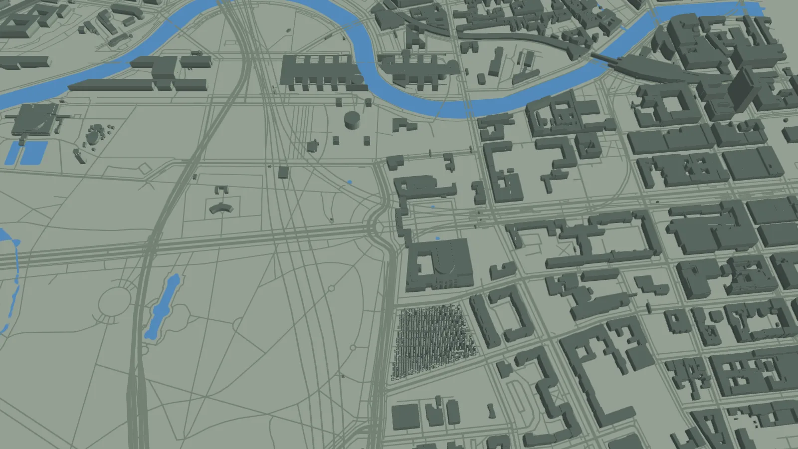 Das Brandenburger Tor und die umliegenden Berliner Gebäude auf dem SotiDo-Globus.