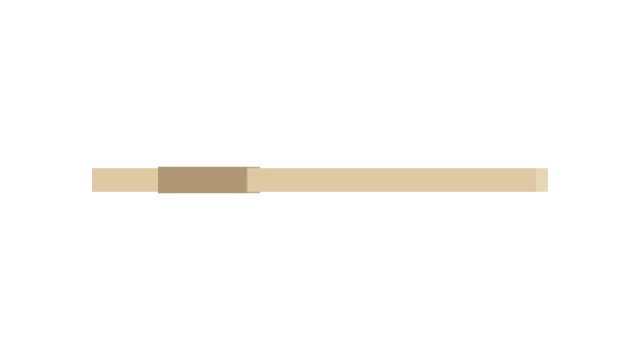 Training Stick Base · Sand on Training Stick Base