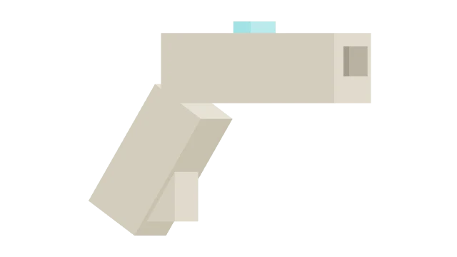 Compact Pistol Base · Sand on Compact Pistol Base